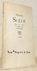Maurice Scève: choix des textes & préface par Albert Béguin.. SCEVE, Maurice.
