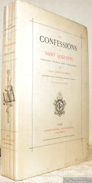 Les confessions. Traduction nouvelle avec introduction par Edmond Saint-Raymond, illustrées de huit eaux-fortes composées et gravées par Adolphe ...