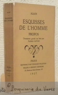 Esquisses de l'homme. Propos. Ornements gravés sur bois par Alfred Latour. Collection Philosophes et Moralistes, n.° 9.