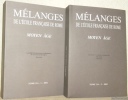 Mélanges de l’Ecole française de Rome. Moyen Âge MEFRM. Tome 114. Volumes 1: La représentation dans la tradition du Ius Civile en Occident. Volume 2: ...