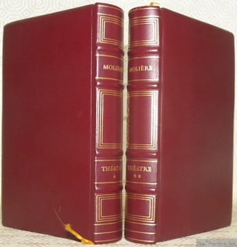 Théâtre complet de Molière. Introduction et notices de Jacques Mercanton. 2 Volumes complets. Collection Les Tréteaux du monde 2.. MOLIERE.