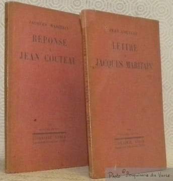 Lettre à Jacques Maritain. Réponse à Jean Cocteau.. COCTEAU, Jean. - MARITAIN, Jacques.