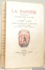 La Papesse. Nouvelle. En trois parties et en vers de l’Abbé Casti. Traduite en Français pour la première fois. Texte italien en regard. Avec les Notes ...