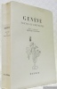 Genève. Textes et prétextes. Choix et préface de Bernard Gagnebin. Collection du Bouquet, n.° 27.. 