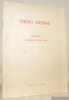 Ordo Missae. Texte latin promulgué le 3 avril 1969.. 