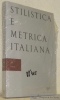 Stilistica e metrica italiana 18.. 