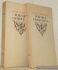 Poésies complètes. Texte et note établis par G. Jean-Aubry. 2 volumes.. LAFORGUE, Jules.