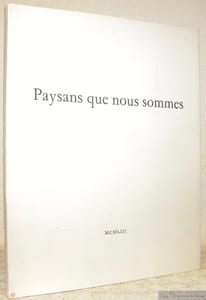 Paysans que nous sommes. Chroniques de la Vallée de Joux. Bois gravés par M. Rivier-Gardian. Collection: Les Amis des Graveurs et des Poëtes, n.° 4.