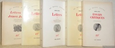 Lettres de James Joyce réunies et présentées par Stuart Gilbert et traduites de l’anglais par Marie Tadié. Collection Du monde entier. Tome 1 - 2 -3 ...