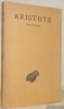 Poétique. Texte établi et traduit par J. Hardy. Collection des Universités de France publiée sous le patronage de l’Association Guillaume Budé.. ...