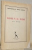 Rainer Maria Rilke. Deux études.. Muller, Edmond. - Guirguis, Renée.