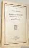Blancs et Rouges. Trois récits traduits du suédois par Maurice de Coppet. Collection Cahiers de Finlande, IX.. SCHILDT, Runar.