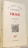 Virage. Roman. Traduit du portugais par Marlyse Meyer. Collection Du monde entier.. SOROMENHO, Castro.
