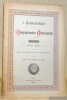 V. Jahresbericht der Geographischen Gesellschaft von Bern 1882 - 1883. Mit zwei Karten und zwei Illustrationen.. 
