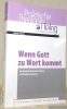 Wenn Gott zu Wort kommt. Ein methodologischer Beitrag zur Krankenseelsorge. Praktische Theologie im Dialog, Herausgegeben von Leo Karrer, 31.. STEWEN, ...