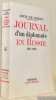 Journal d’un diplomate en Russie 1917-1918.. ROBIEN, Louis de.