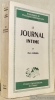 Le journal intime. Collection Bibliothèque de Philosophie Contemporaine.. GIRARD, Alain.
