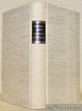 Contes d'Italie. Traduits d’après le manuscrit de Serge Persky. Troisième édition.. GORKI, Maxime.