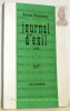 Journal d’exil 1935. Traduit du russe par Gustave Aucouturier et préfacé par Alfred Rosmer.. TROTSKY, Léon.