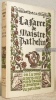 La farce de Maïstre Pathelin. Mise en trois actes avec transcription en vers modernes en regard du texte du XVe siècle par Edouard Fournier. ...