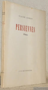 Persiennes. Préface de Gilbert Trolliet.