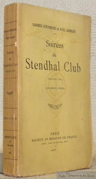Soirées du Stendhal Club. Deuxième série. Documents inédits.. STRYIENSKI, Casimir. - ARBELET, Paul.