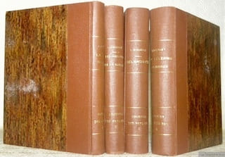 Courrier des Pays-Bas. 4 Volumes. 1: La Ronde de Nuit. 2: Les horreurs de la guerre. 3: Mélancholia. 4: Les pèlerins d’Emmaüs.. Daudet, Léon.