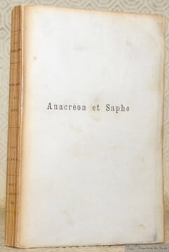 Poésies de Anacréon et de Sapho. Traduction en vers de M. de La Roche-Aymon. Illustrations de P. Avril.. Anacréon. - Sapho.