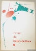 La Revue de Belles-Lettres 1960, n° 6. R B L. Poètes Belletriens 1960.. 