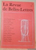 La Revue de Belles-Lettres, n.° 2, 1971. R B L. Marie-Danielle Brunet, Noël Devaulx, Pierre-Alain Tâche, John E. Jackson, Vahé Godel, Kostas Axelos, ...