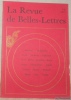 La Revue de Belles-Lettres 3-4 1973. R B L.. 