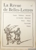 La Revue de Belles-Lettres 1 1975. R B L.. 