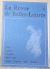 La Revue de Belles-Lettres, n.° 1, 1976. R B L. Plath, Guyon, Torreilles, Sarré, Paire, Althen Borgeaud, Réda, Quinche.. 