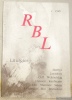 La Revue de Belles-Lettres 1 1989. R B L. Liturgies.. 