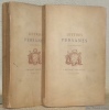 Lettres persanes. Publiées en deux volumes avec une préface par M. Tourneux. Dessins d’Ed. de Beaumont gravés à l’eau-forte par Boilvin. Tome premier ...