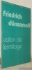 Vallon de l'Ermitage. Revue Neuchatelois 24 année, Hiver 1980 - 81, n.° 93.. DÜRRENMATT, Friedrich.