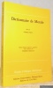 Dictionnaire de Morale. Edition française adaptée et augmentée sous la direction de Philibert Secretan. Collection Etudes d’éthique chrétienne 11.. ...
