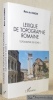 Lexique de topographie romaine. Topographie de Rome II.. KARDOS, Marie-José.