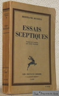 Essais sceptiques. Traduit de l’anglais par André Bernard. Collection Europe. 2e Edition.