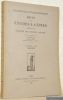 Revue des Etudes Latines. Publiée par la Société des Etudes Latines. 27e Année 1949.Tome XXVII.. 