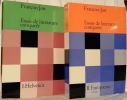 Essais de littérature comparée. 2 volumes. 1. Helvetica. II. Europaeana. . JOST, François.