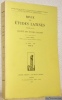 Revue des Etudes Latines. Publiée par la Société des Etudes Latines. 66e Année 1988.Tome 66.. 