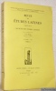 Revue des Etudes Latines. Publiée par la Société des Etudes Latines. 70e Année 1992.Tome 70.. 