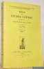 Revue des Etudes Latines. Publiée par la Société des Etudes Latines. 72e Année 1994.Tome  72.. 
