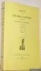 Revue des Etudes Latines. Publiée par la Société des Etudes Latines. 78e Année 2000.Tome  78.. 