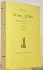 Revue des Etudes Latines. Publiée par la Société des Etudes Latines. 80e Année 2002. Tome  80.. 