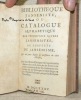 Bibliothèque Janseniste, ou Catalogue Alphabetique des Principaux Livres Jansenistes, ou Suspects de Jansenisme, Qui ont paru depuis la saissance de ...