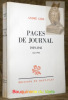 Pages de journal 1939-1941 (mai 1942).. GIDE, André.