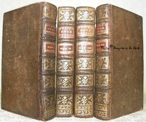 Traité de la Verité de la Religion Chretienne, Où l’on établit la Religion Chrétienne par ses propres Caractères. tome 1 - 2 et 3, L’Art de se connoître soi-mesme ou La Recherche des Sources de la Morale. 1 volume. 4 Volumes complets.