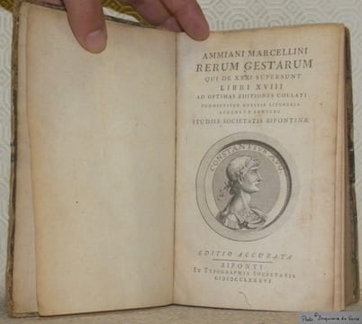 Ammiani Marcellini Rerum Gestarum qui de XXXI supersunt Libri XVIII ad optimas editiones collati praemittitur notitia literaria accedunt indices ...